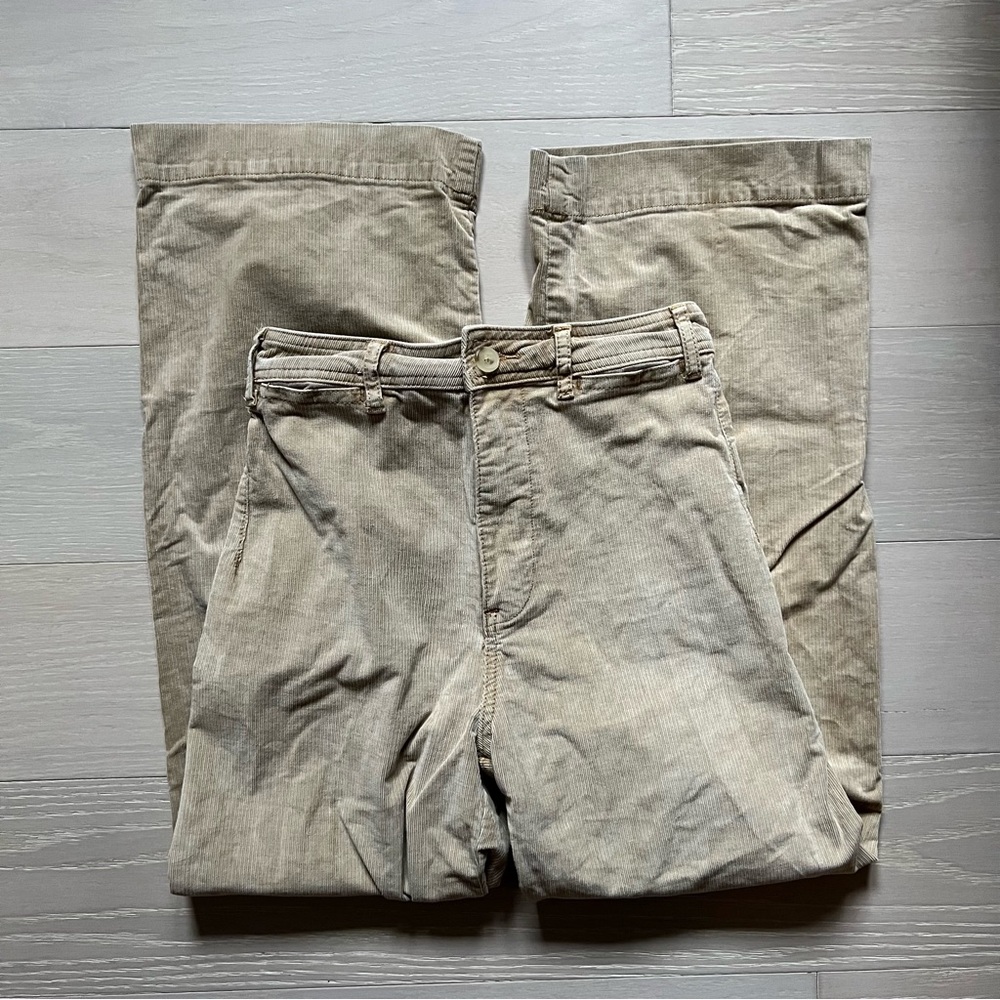 Free People Corduroy Wide Leg Pants